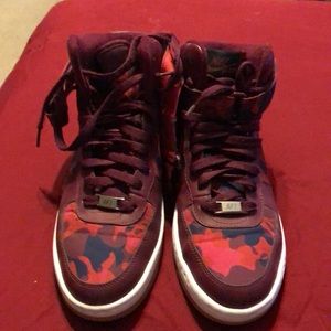 Nike Air Force Ones (Purple Camouflage)